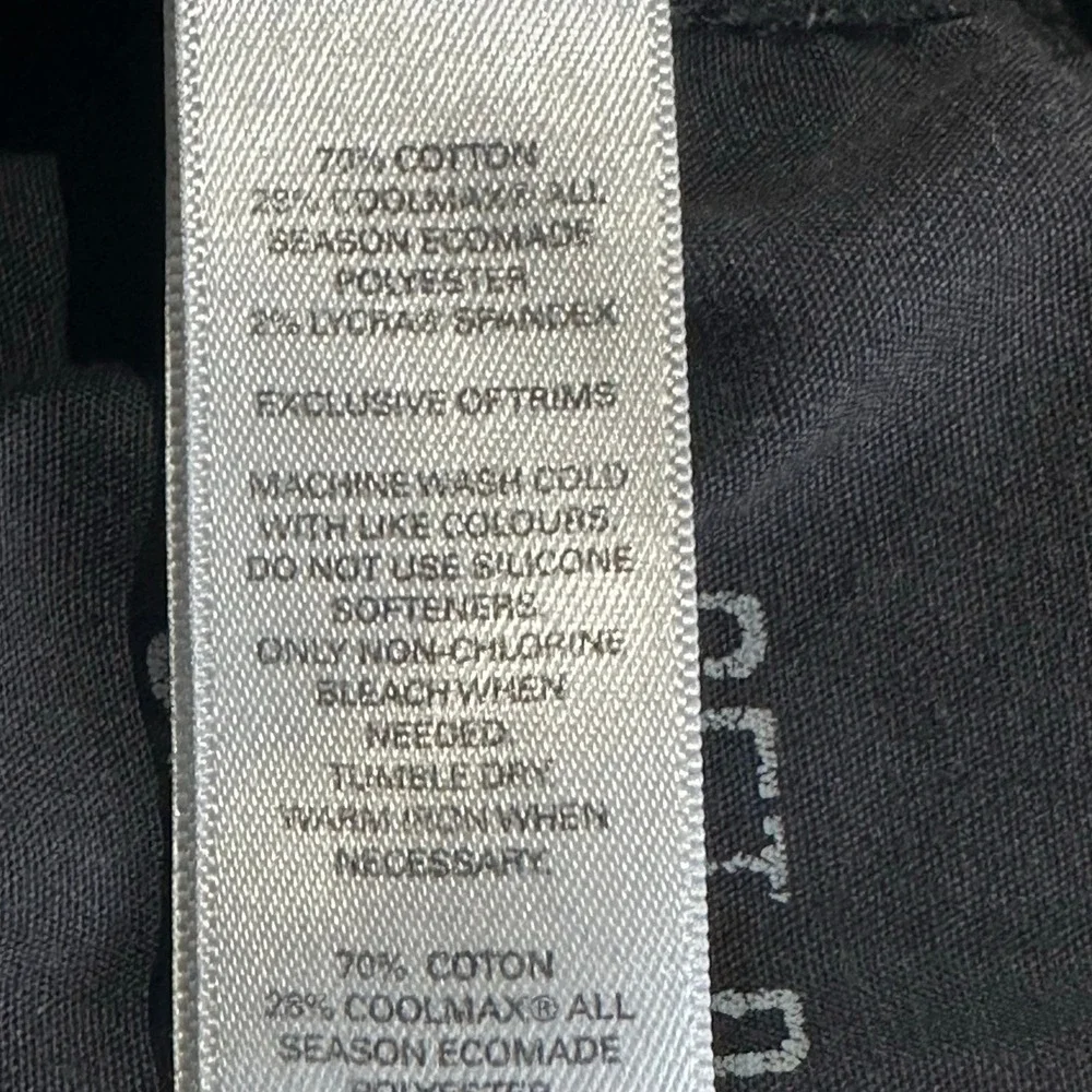 DU/ER Sz 31x27 Straight Leg Performance Denim Jeans Washed Black CoolMax Stretch